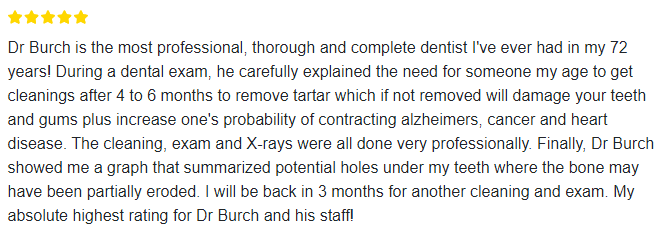 Dr. Burch Review